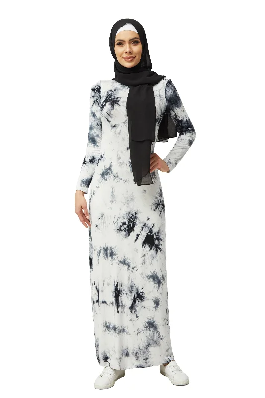 Midnight Tye Dye Cotton Maxi Dress