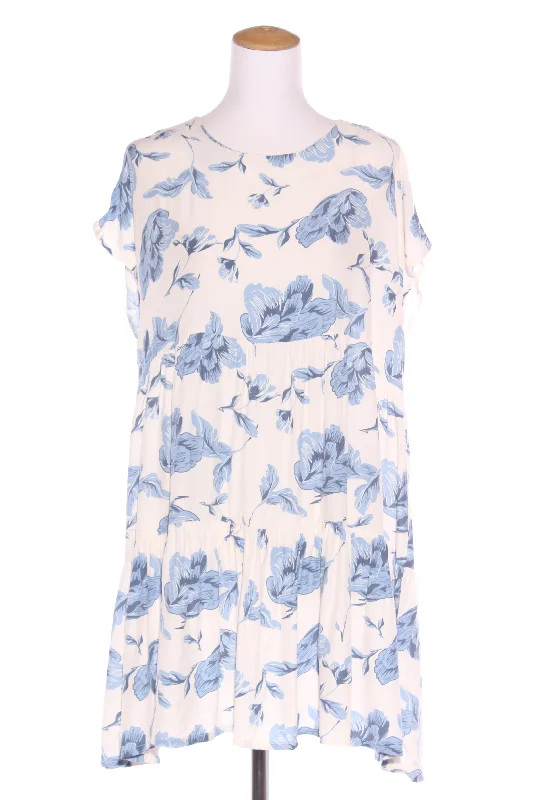 THING THING - Blue floral tiered dress! 12